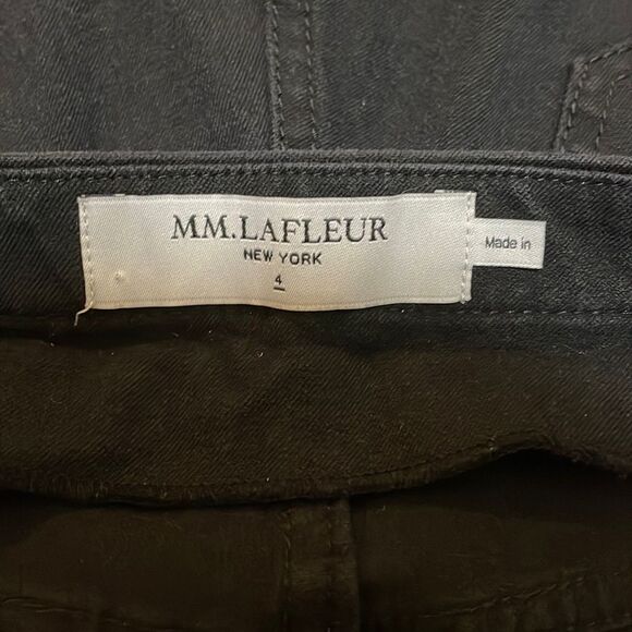 M.M. Lafleur The Hockley Jean Eco Better Than Denim Black Adjustable Length 4 - Picture 2 of 16